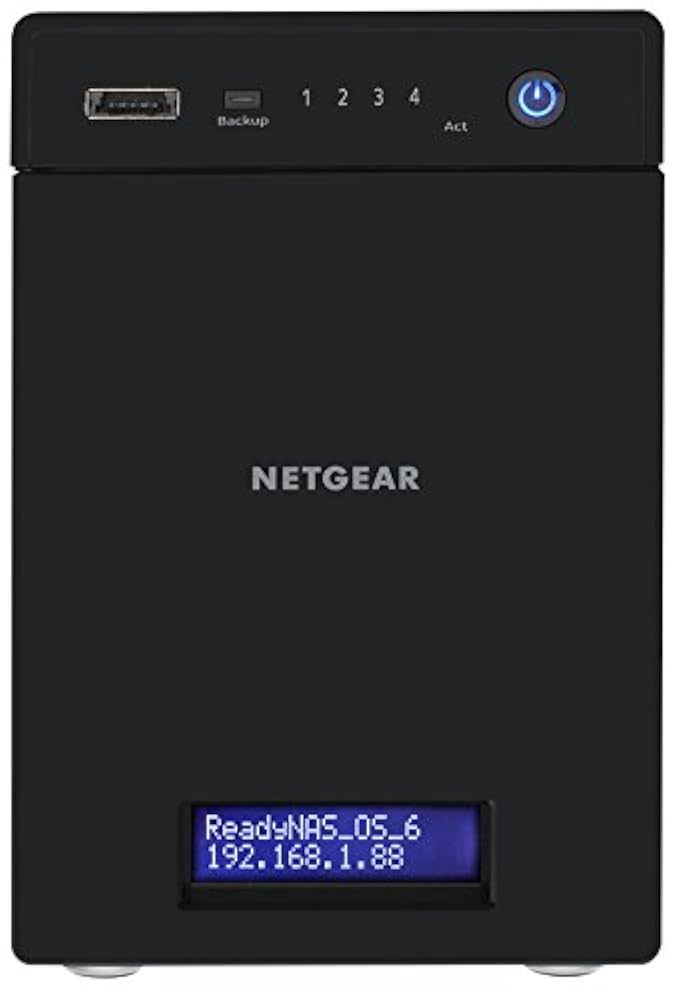 NETGEAR ReadyNAS 424 RN424E4-100AJS 4ベイ Netgear ReadyNAS 424 RN42400-100NES Diskless 4-Bay SATA Dual